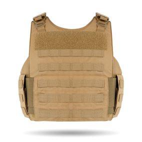 4PV-TAC Vest - Four Panel Tactical Vest - Coyote color - Front view