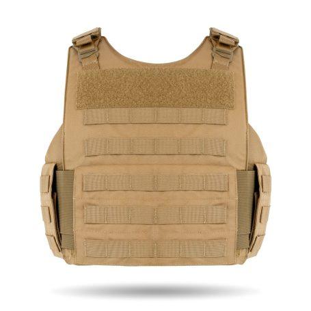 4PV-TAC Vest - Four Panel Tactical Vest - Coyote color - Front view