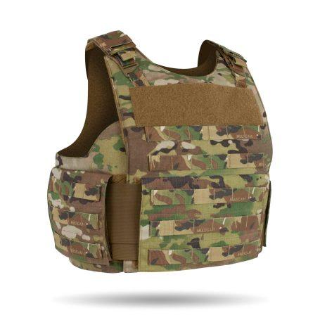 4PV-TAC Vest - Four Panel Tactical Vest - Multicam color - Angled view