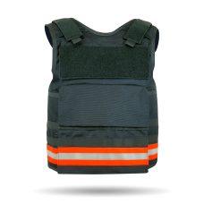 First Responder Fire Rescue Vest - Front view - Navy blue color