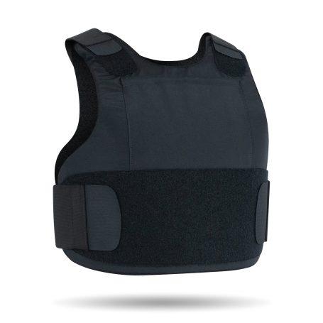 FURY concealed body armor - Black color - Angled view