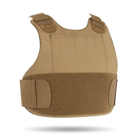 FURY concealed body armor - Tan color - Angled view