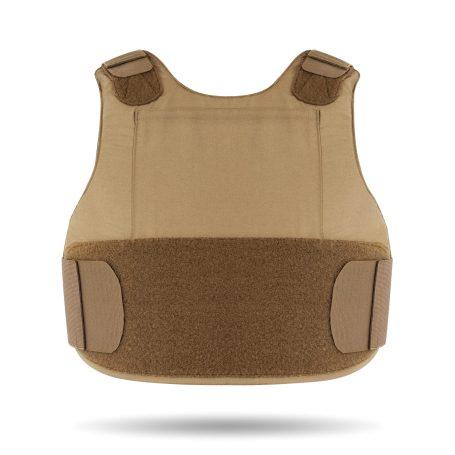 FURY concealed body armor - Tan color - Front view