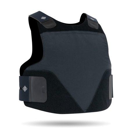 GEN II concealable vest - Black color - Angled view