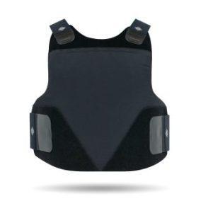 GEN II concealable vest - Black color - Front view