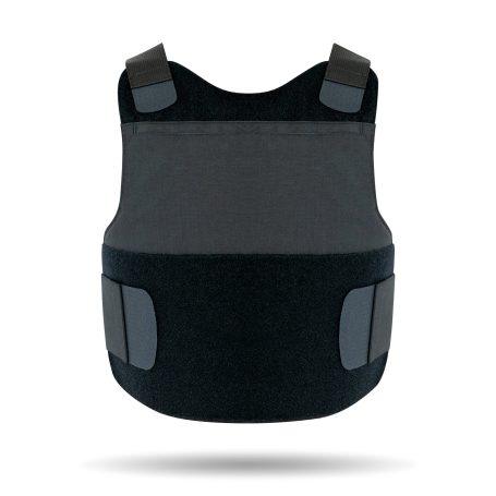 HD CONCEALABLE - Discrete vest - Back view - Black color