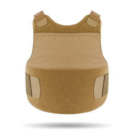 HD CONCEALABLE - Discrete vest - Back view - Coyote color