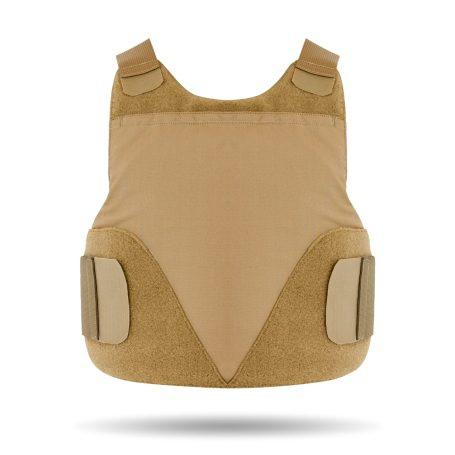 HD CONCEALABLE - Discrete vest - Front view - Coyote color