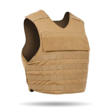 LBV Overt Carrier - load-bearing carrier - Coyote color - Angled view