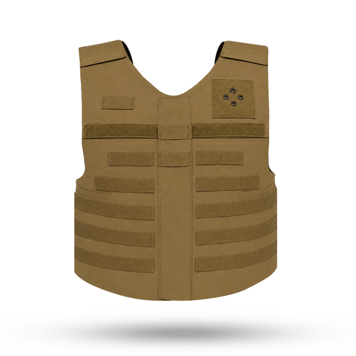 Tactical Overt Crossover Full MOLLE in Coyote Front View