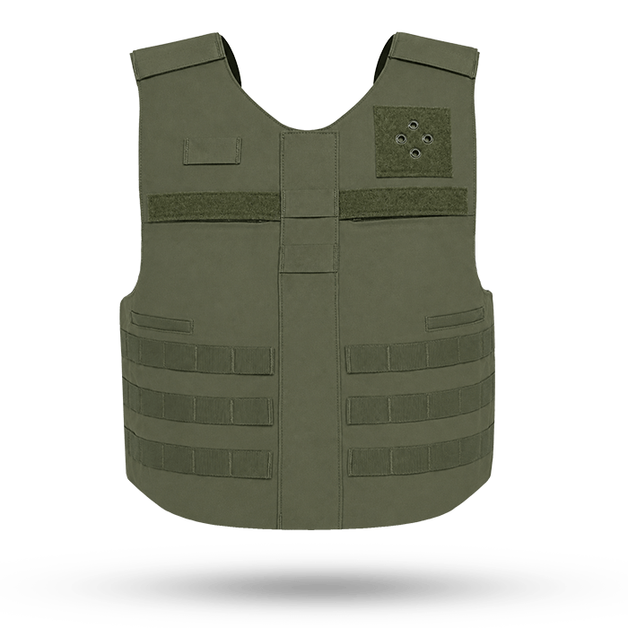 Tactical Outer Carrier in Half MOLLE in Ranger Green Front View