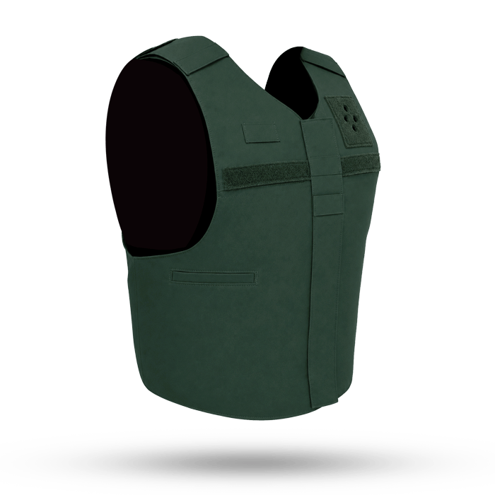 Tactical Outer Carrier in Slick in Spruce Green Angled View