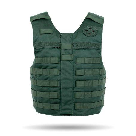Tactical Outer Carrier (TOC series) - Front view - Spruce color
