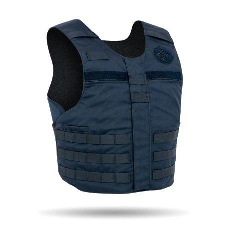 Tactical Outer Carrier (TOC series) - Angled view - Navy blue color