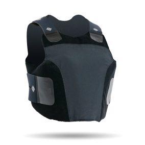 GEN II FEMALE CONCEALABLE PLATE CARRIER - Angled view - Black color