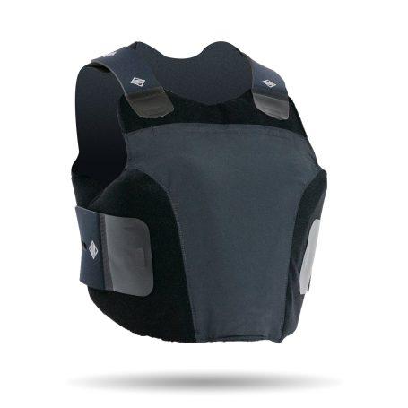 GEN II FEMALE CONCEALABLE PLATE CARRIER - Angled view - Black color