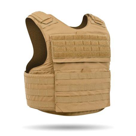 WLV 2.0 Plate Carrier - Angled view - Coyote color