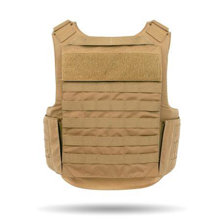 WLV 2.0 Plate Carrier - Back view - Coyote color