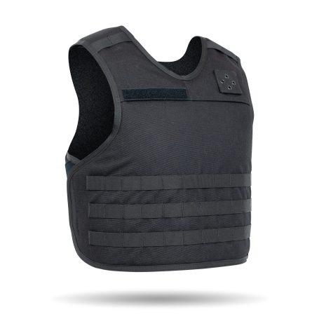 OCP MOLLE OVERT VEST - Angled view - Black color