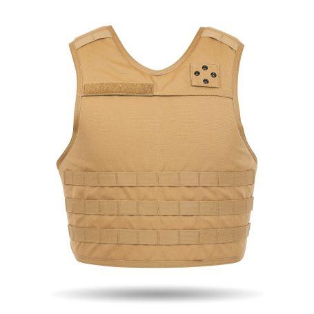 OCP MOLLE OVERT VEST - Front view - Coyote color