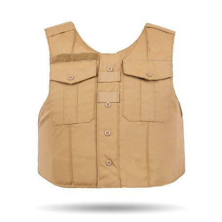 UNIFORM SHIRT OUTER CARRIER ZIPPER FRONT OPENING - Front view