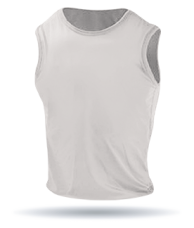 ?oncealable body armor shirt - White color