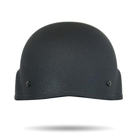 401 Ballistic Helmet - Black color - Back view - Full Cut