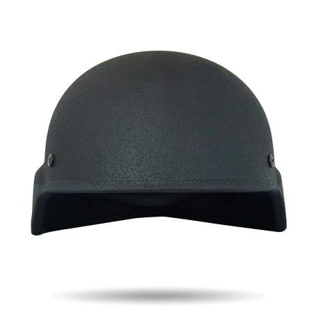 401 Ballistic Helmet - Black color - Front view - Full Cut