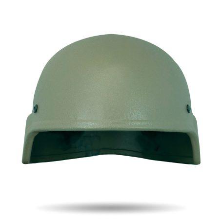 401 Ballistic Helmet - Green color - Front view - Full Cut