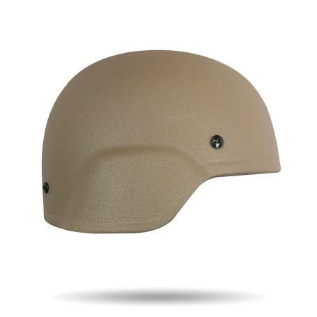 401 Ballistic Helmet - Tan color - Side view - Full Cut