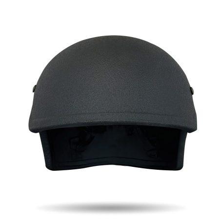 401 Ballistic Helmet - Black color - Front view - High Cut