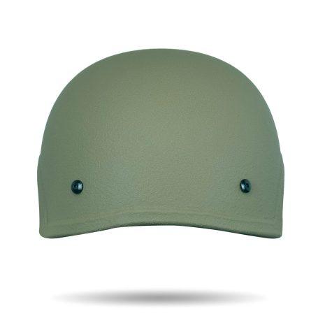 401 Ballistic Helmet - Green color - Back view - High Cut