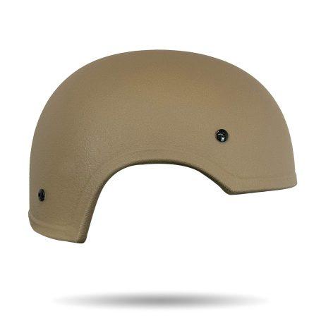 401 Ballistic Helmet - Tan color - Side view - High Cut