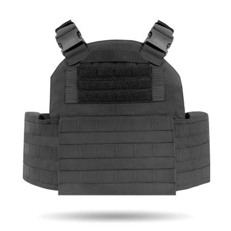 Talon Plate Carrier with Cummerbund - black color - back view