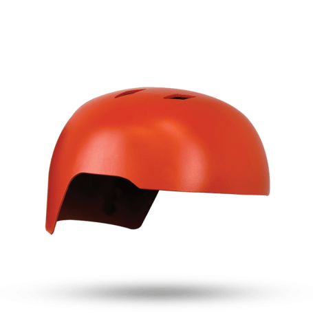 Tactical Bump Helmet Orange Side View Slate Solutions