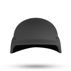 PASGT Ballistic Helmet Black Front View
