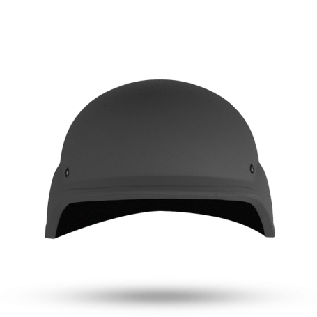 PASGT Ballistic Helmet Black Front View