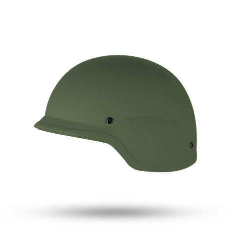 PASGT Ballistic Helmet Green Front View