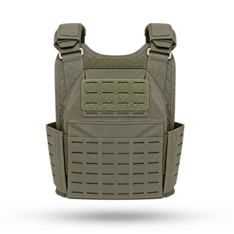 HPC Plate Carrier Back View in Ranger Green | Slate Solutions