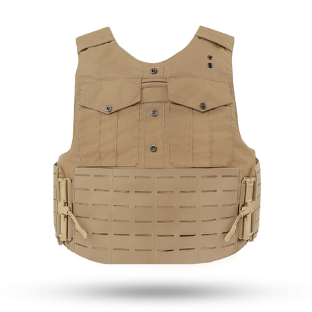 UPC Laser-Cut MOLLE Front View Slate Solutions