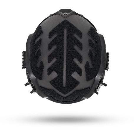 Tagus Level IIIA Ballistic Helmet Top View with Loop | Slate Solutions