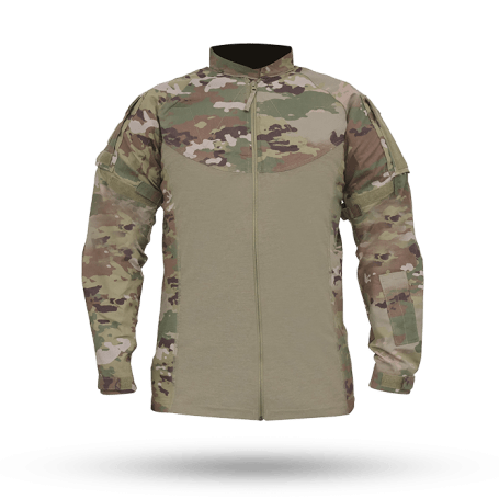 BTS Shirr Universal Multi-Cam Front View