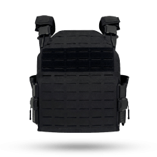 Arix Plate Carrier Black Front View