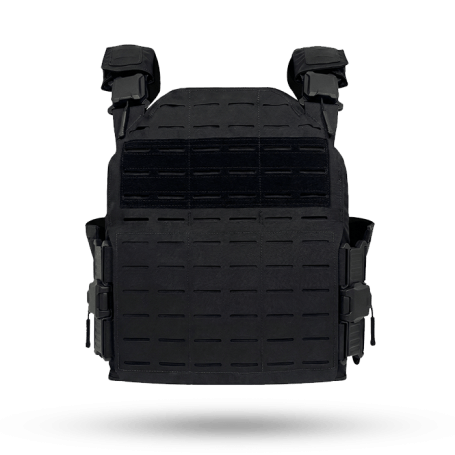 Arix Plate Carrier Black Front View