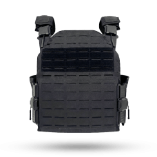 Slate Solutions Arix Plate Carrier front view in black