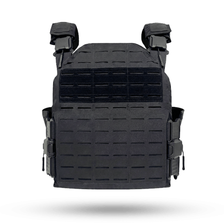 Slate Solutions Arix Plate Carrier front view in black