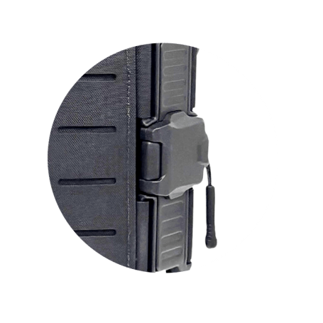 Arix Plate Carrier OMB magnetic side buckle detail