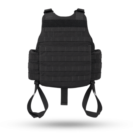 Slate Solutions MTFV Maritime Tactical Flotation Vest front view in black