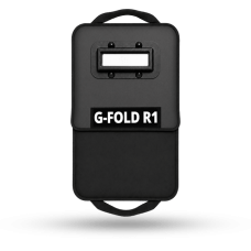 G-Fold R1 Level RF1 Folding Ballistic Shield Front View | Slate Solutions